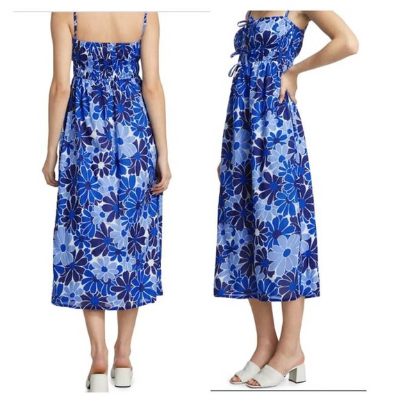 Faithfull the Brand Dresses & Skirts - Faithfull the Brand Adalyn Floral Cotton Midi-Dress, MULTIPLE -- NWT